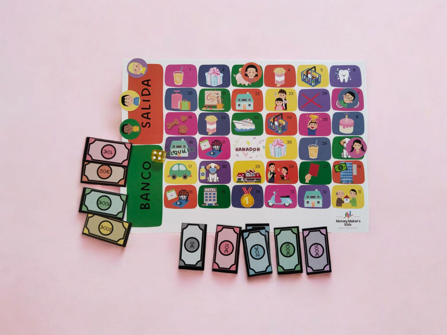 Maletín de educación financiera infantil