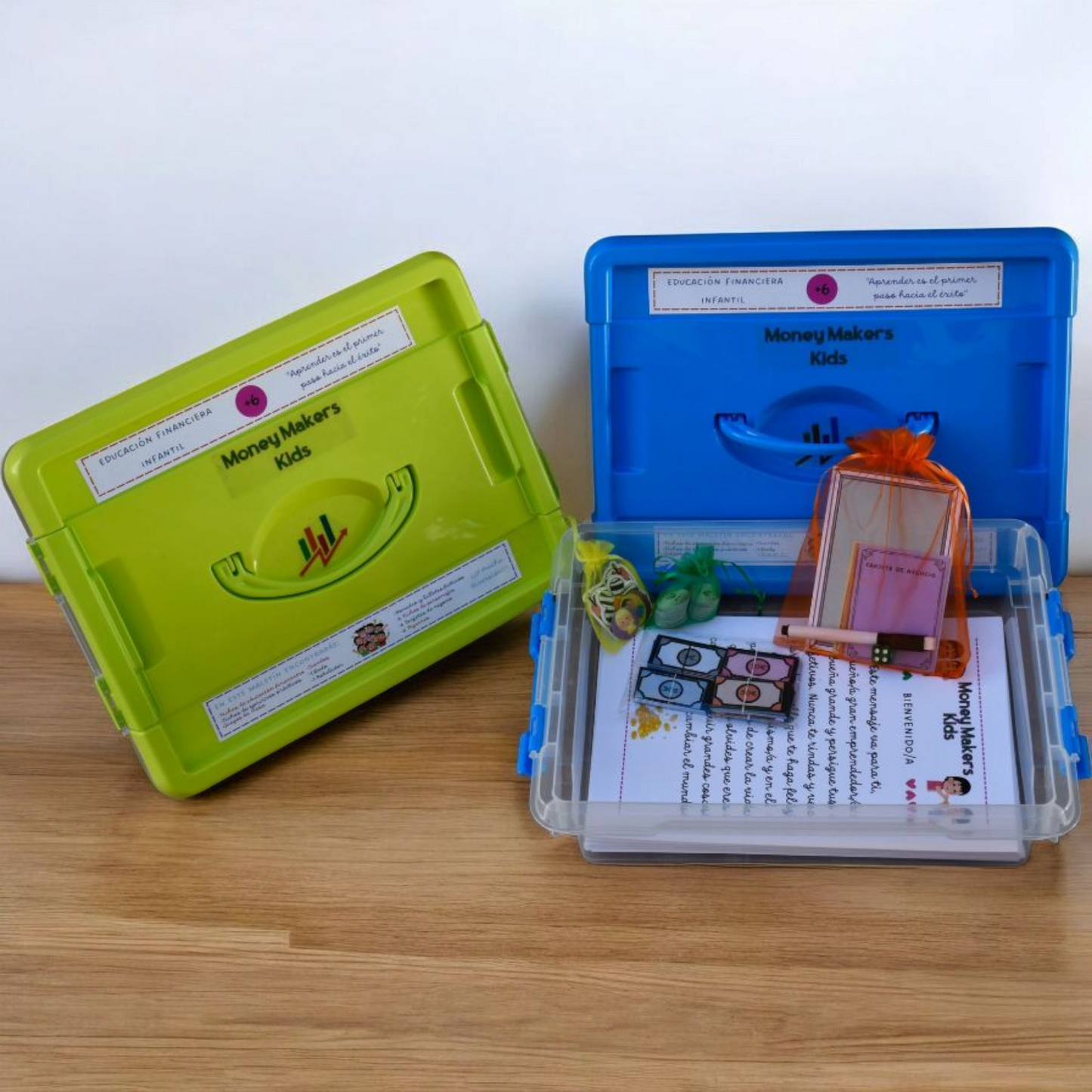 Maletín de educación financiera infantil